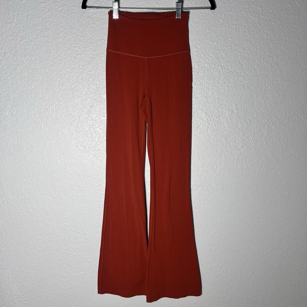 lululemon athletica High-Rise Flared Leggings in Rust/Cayenne